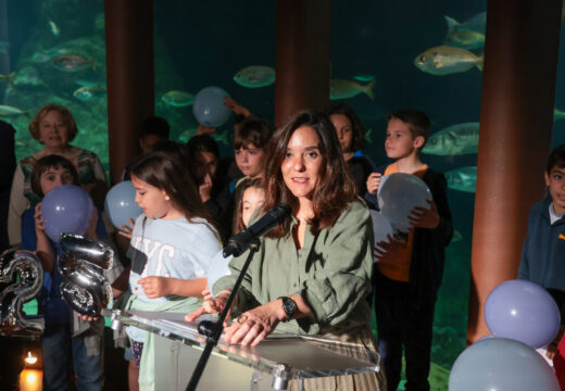 O Aquarium Finisterrae celebra o seu 25 aniversario cun selo conmemorativo e unha exposición filatélica